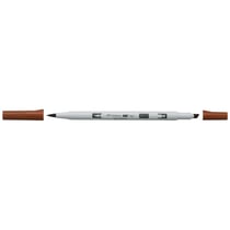 Marqueur double pointe - TOMBOW - Marron cuir - ABT PRO