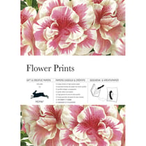 Papiers créatifs - Imprimés floraux - Scrapbooking - 12 feuilles - 50x70cm