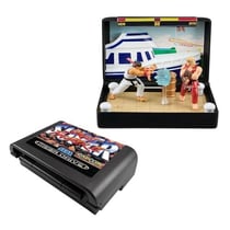 Figurine Console Heroes – Street Fighter II – Diorama cartouche Mega Drive