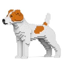 Chien Jack Russell Terrier taches marrons Taille standard | JEKCA | 14 ans et +