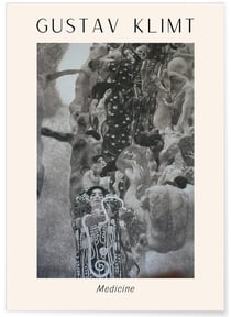 Affiche Gustav Klimt « Medicine» | A3 : 29,7x42cm
