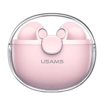 Ecouteurs Bluetooth Sans Fil 5.1 Son HiFi Couleur Macaron Autonomie 25h Rose YONIS