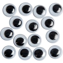 Yeux Mobiles, Non autocollants, d 8 mm, 40 pièces/ 1 Pq.