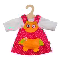 Ensemble robe hibou 28/35 cm - heless - habit poupon (17)
