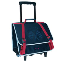 Cartable à roulettes IKKS Boy Pilot Bleu 38 CM