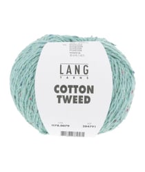 Pelote de Soie et Coton COTTON TWEED - Lang Yarns 79 Bleu