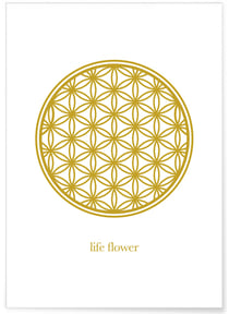 Affiche Fleur de vie | A3 : 29,7x42cm