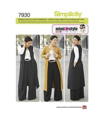Patron Simplicity 8177 Ensemble femme taille n°(38, 40, 42, 44, 46)