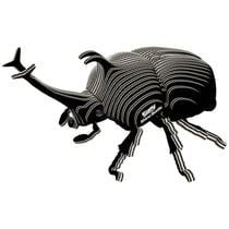 Eugy 3D Modèle: ANIMAL DE LA FORÊT / COLÉOPTÈRE RHINOCÉROS 10,5x8,6x6,2cm, en carton, en boîte, 6+