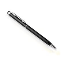 Stylet Écran Tactile Universel Embout Silicone Stylo A Bille Clip Intégré Noir