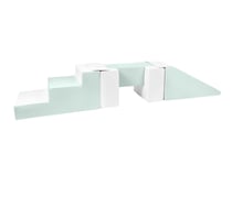 Passerelle 5 blocs blanc Menthe - Velinda - Vert