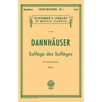 A. dannhauser : solfege des solfeges - livre 1