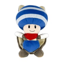 Nintendo Together Plus - Peluche Super Mario - Flying Squirrel Blue Toad 21cm