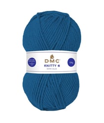 Fil à tricoter Knitty 6 - 100GR - DMC Just Knitting Bleu (994)