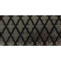 Rayher - 1 feuille de cire Noir et argenté Ornements 20 x 10 cm