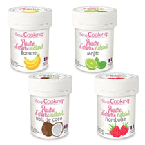 4 arômes alimentaires naturels en poudre - Cocktail