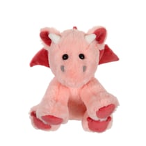 Peluche - Dragon Trendy Rose Poudré - 16 cm