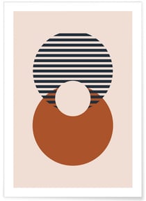 Affiche Abstract Figures 5 | A3 : 29,7x42cm