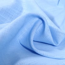 Tissu Ramie Lin uni Bleu clair