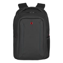 Sac à dos Wenger BQ avec compartiment 16 pouces - compartiments rembourrés - sangle trolley - Noir