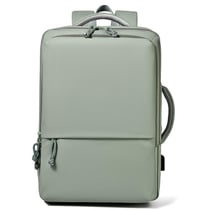 Sac À Dos Ordinateur Grande Capacité Imperméable Avec Port USB Noir Vert YONIS