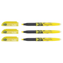 Lot de 3 surligneurs effaçables - PILOT - FriXion Light - Jaune - Pointe 3,6 mm
