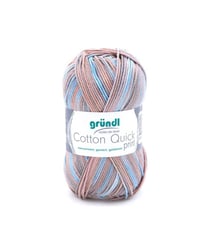 Fil de Coton à tricoter COTTON QUICK PRINT - PPSC - Gründl 238 Orange