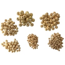 Graine Créative - Perle en bois diamètres assortis 575 pièces