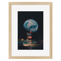 Image encadrée World 30x40 cm