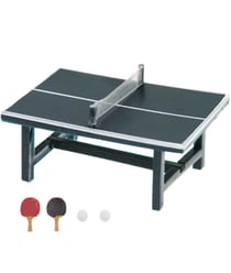 Ensemble de tennis de table miniature, 5 pcs pour le monde des lutins - Rico Design multicolor