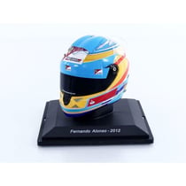 Casque miniature - PROMOCAR - Fernando Alonso HELFE05 - Échelle 1/5 - Blanc/Rouge