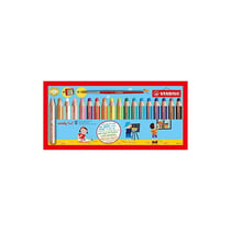 STABILO Crayon multifonctions woody 3 en 1, étui carton de 18