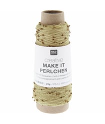 Fil complément Creative make it Perlchen - Rico Design 05 Or