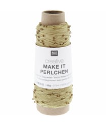 Fil complément Creative make it Perlchen - Rico Design 05 Or