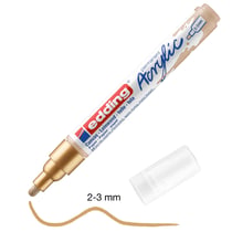 Marqueur Acrylic Edding 5100 - Pointe Moyenne - Or