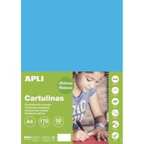 Carton de couleur bleu A4 170 g 50 feuilles