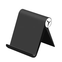 Support Bureau Tablette / Téléphone Réglable Multi-positions Design Pliable Noir