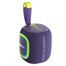 Enceinte Waterproof Bluetooth Portable Avec Effets Lumineux RGB Violet YONIS