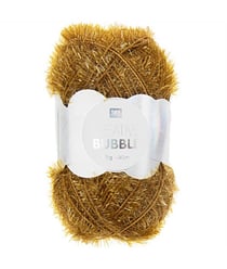 Fil éponge vaisselle à tricoter Creative Bubble - Rico Design 35 Ocre jaune