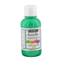 Peinture Acrylique en bouteille Vert émeraude 200ml - Amt