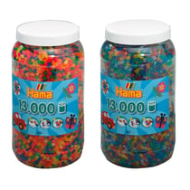Set de deux pots de perles à repasser (env. 26000)