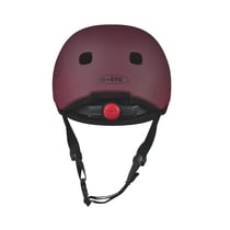 Casque de Sécurité Micro Mobility Rouge avec Lumière LED Taille M pour Enfants