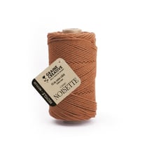 BOBINE DE COTON CABLE RECYCLE NOISETTE