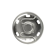 16 boutons pressions à coudre 7mm argent