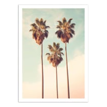 Affiche 30x40 cm - Beverly Hills Palms Paradise - Philippe Hugonnard
