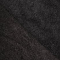 Tissu Micro Éponge Bambou Noir ébène