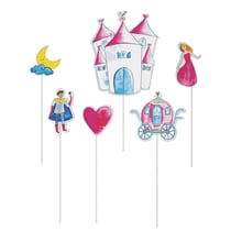 Pique à gâteau - lot de 6 - princesses