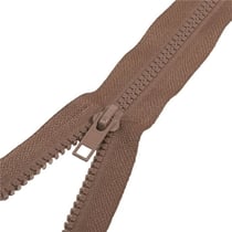 Fermeture injectée séparable idéale blouson - marron havane