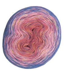 Creative COTTON Dégradé PRINT - châle et étole - Rico Design 02 Rose