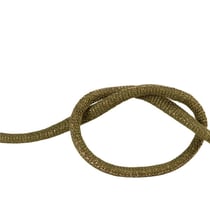Bobine 25m cordon tresse métallisé vert kaki/or 6mm
